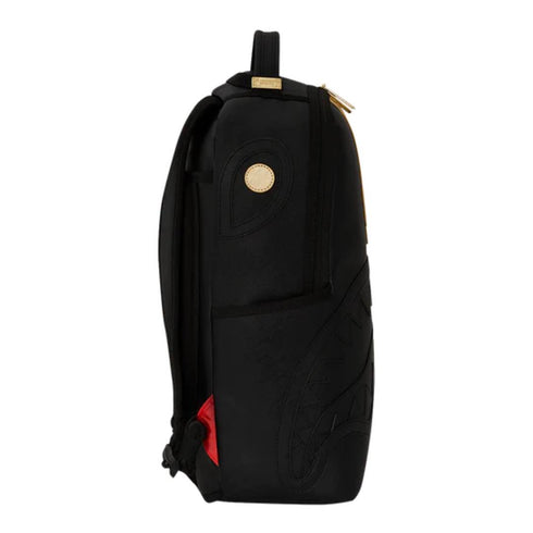 MOCHILA NEGRA GOLD STRIPES SPRAYGROUND